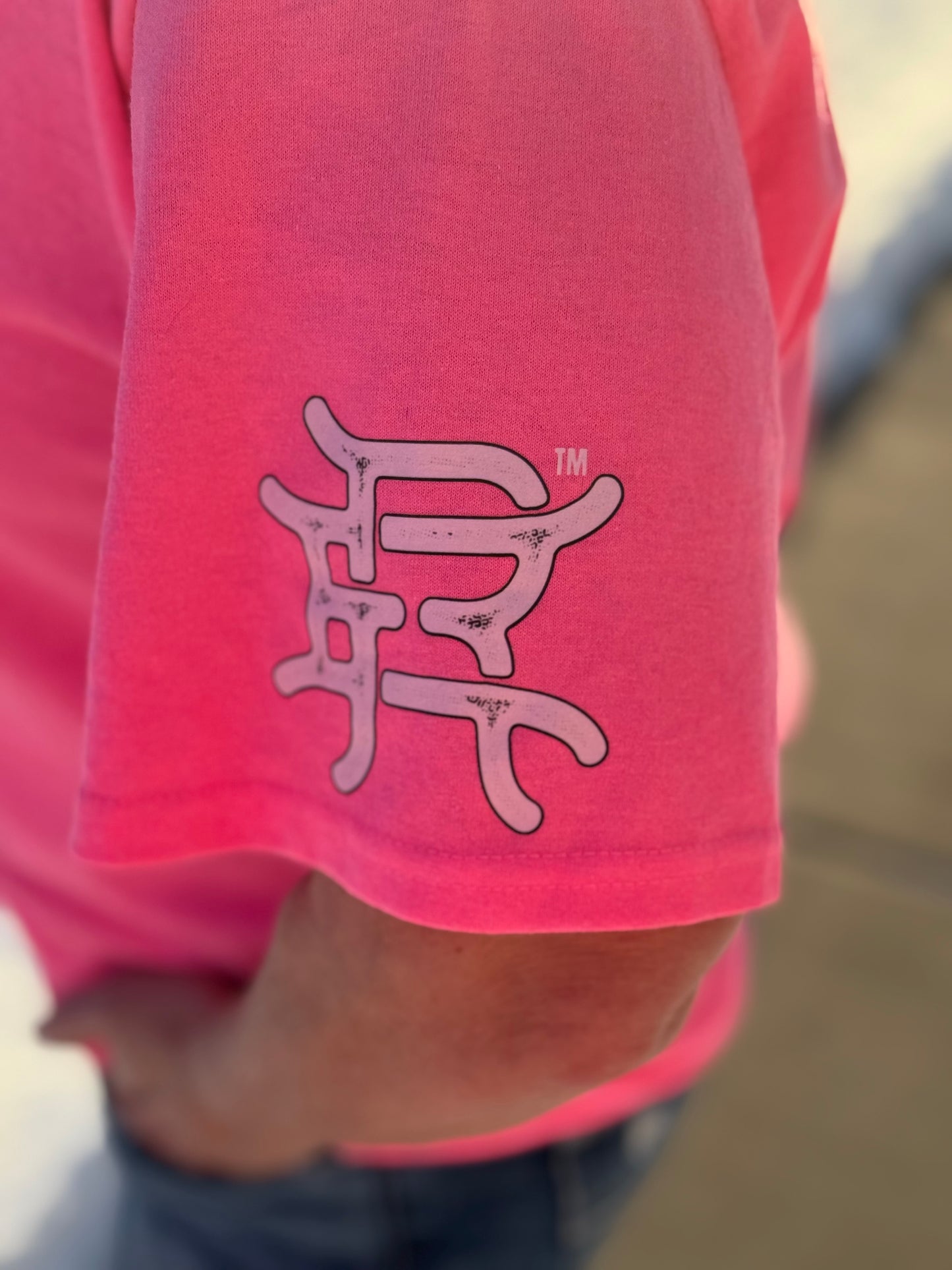 Neon Pink Logo Tee