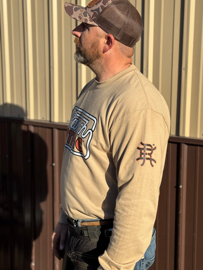 Tan Logo Long Sleeve