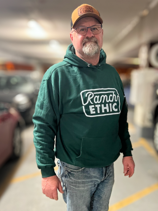 Dark Green Logo Hoodie