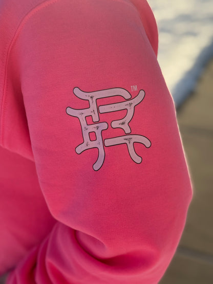 Neon Pink Logo Crewneck