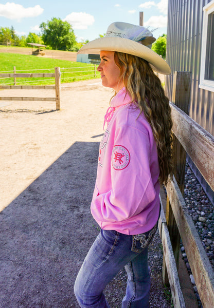 Tough Enough to Wear Pink Logo Hoodie