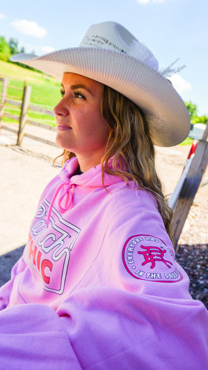 Tough Enough to Wear Pink Logo Hoodie