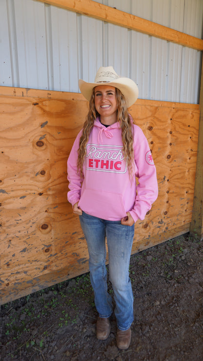 Tough Enough to Wear Pink Logo Hoodie